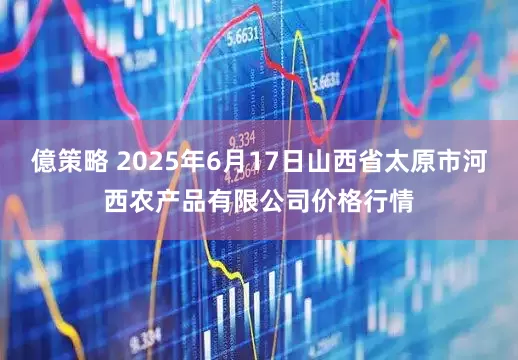 億策略 2025年6月17日山西省太原市河西农产品有限公司价格行情